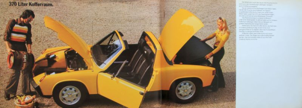 Porsche 914 Modelprogram 1969 Carbrochure (10069)